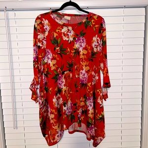 Zadie Bs floral tunic